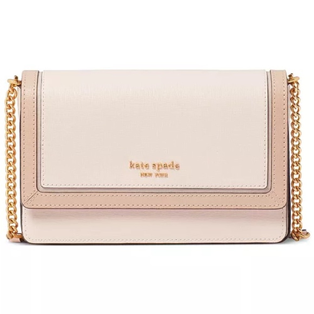 Kate Spade Cream and Tan Crossbody Bag